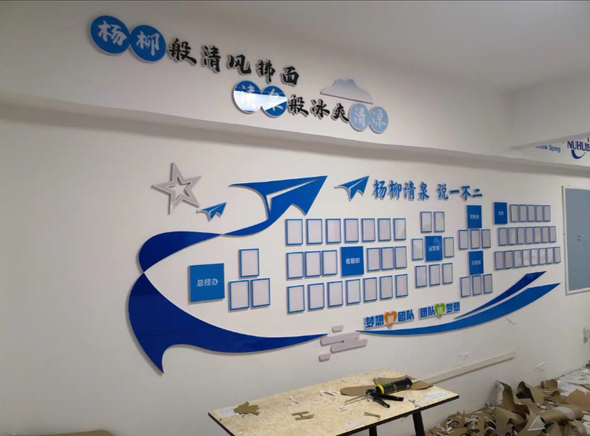 公司風(fēng)采墻，團(tuán)隊(duì)風(fēng)采墻設(shè)計(jì)，員工風(fēng)采墻制作(圖2)