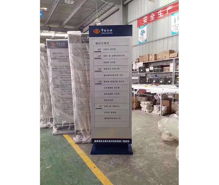 園區(qū)導視樓層索引牌中國(圖1)